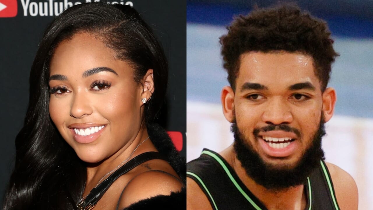 Jordyn Woods gifts boyfriend KarlAnthony Towns portrait of late mother