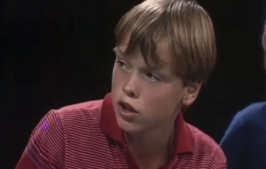 Surreal video of a young Erik ten Hag talking to Johan Cruyff about how