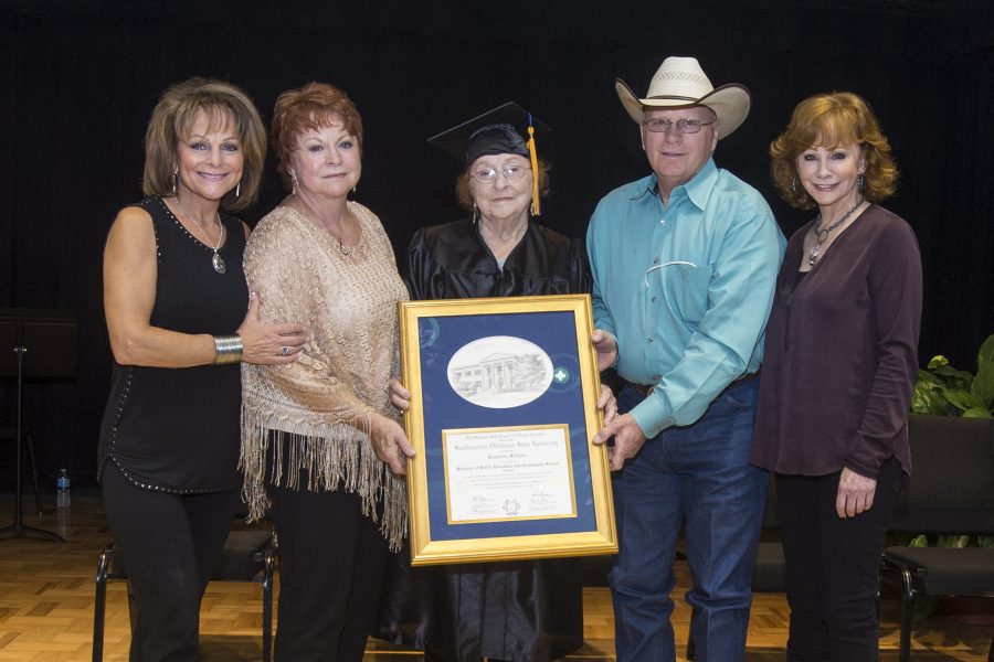 Southeastern awards honorary degree to Mrs. Jacqueline McEntire The