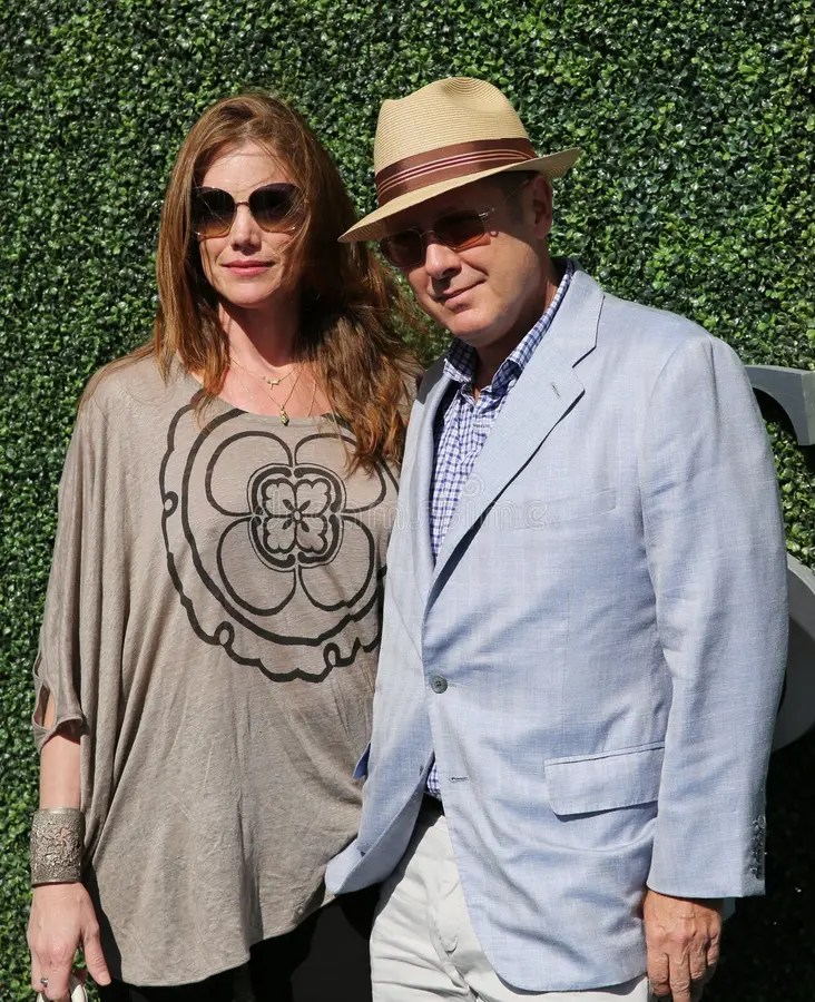 American Actor James Spader with His Wife Leslie Stefanson at the Red