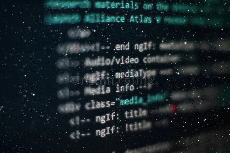 Programmer Workplace. Big Data Storage And Cloud Computing