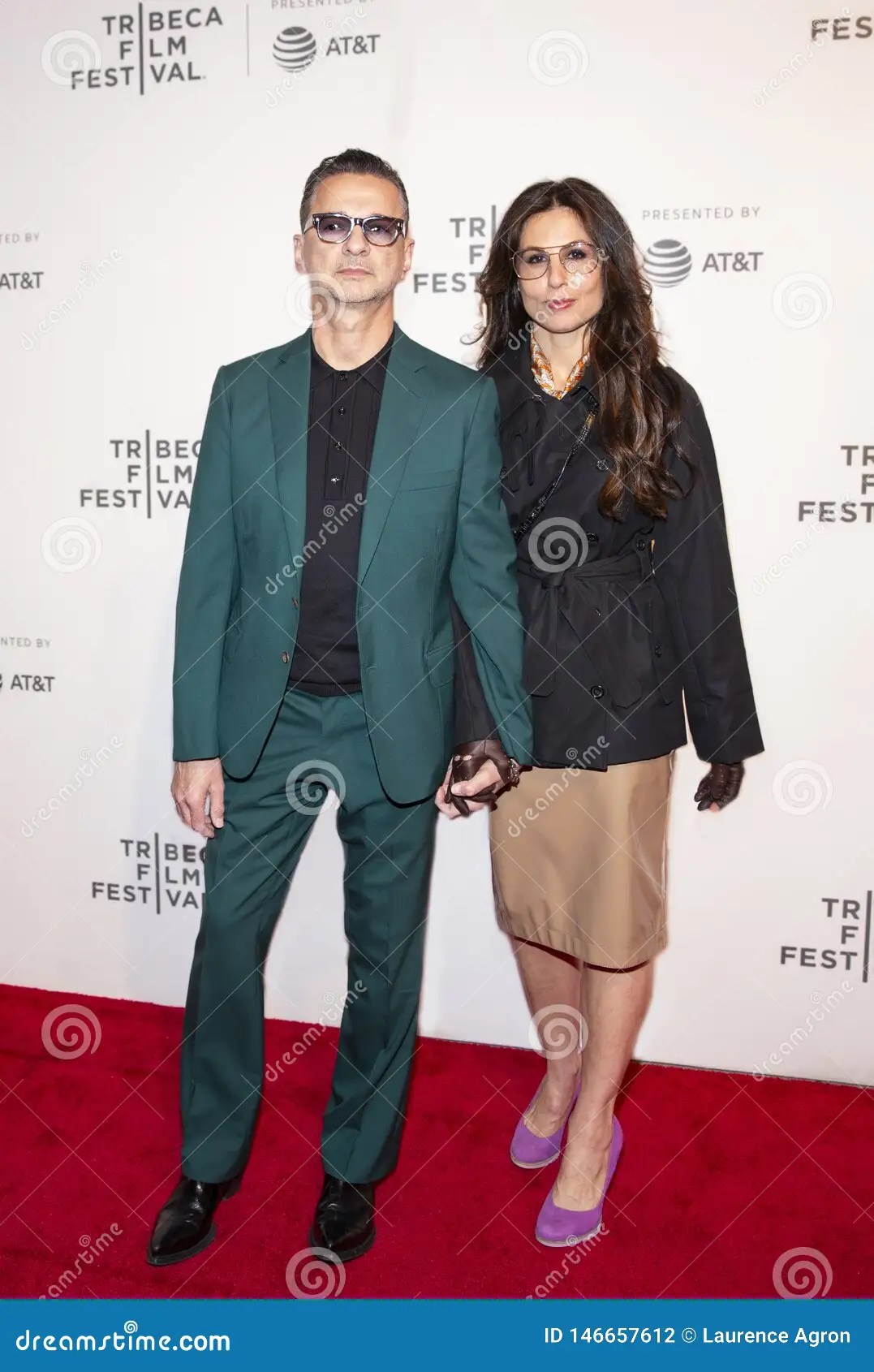 David Gahan and Jennifer Sklias Gahan at `it Takes a Lunatic` Premiere