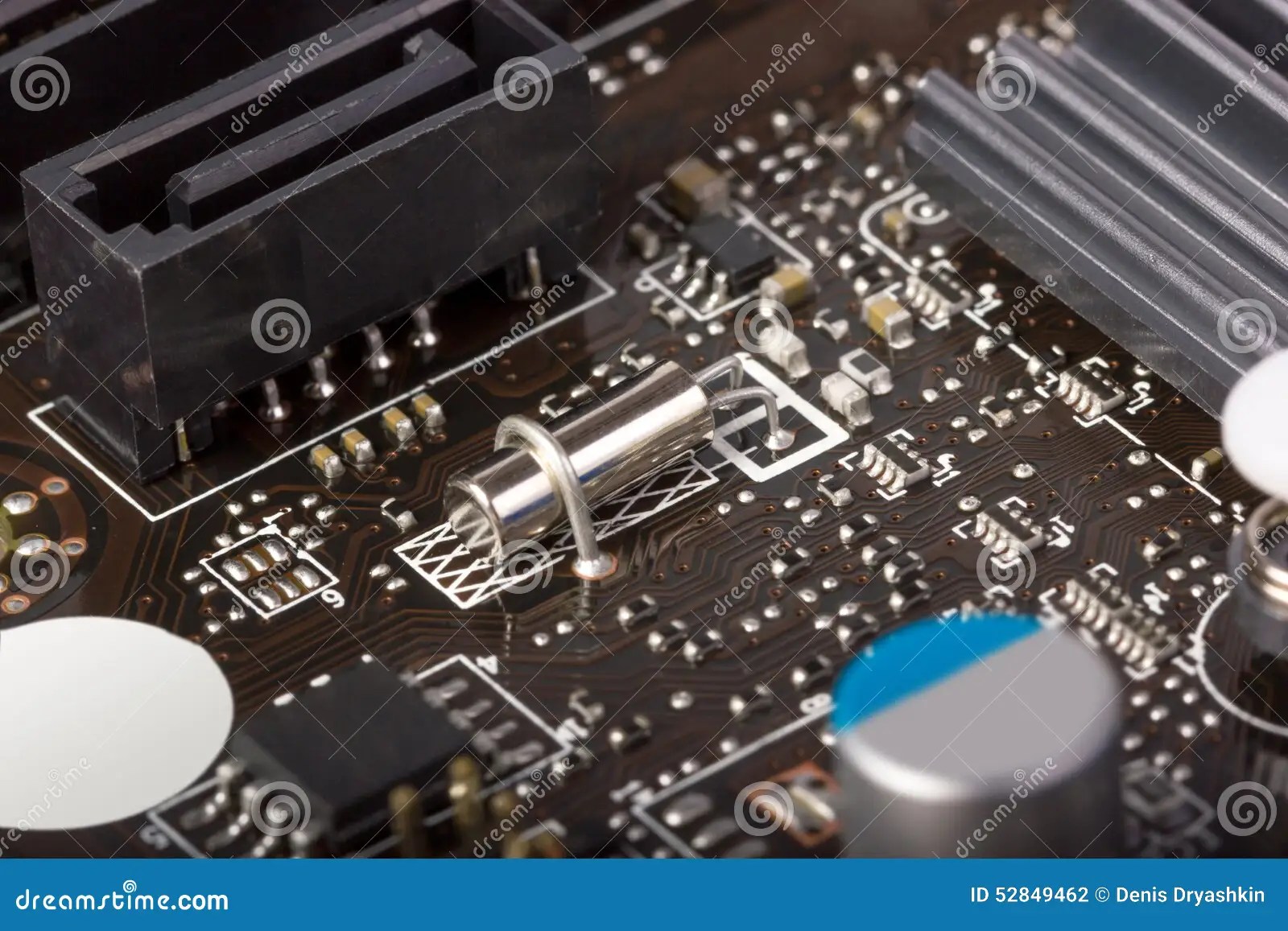 Electronic Collection Digital Components On Computer