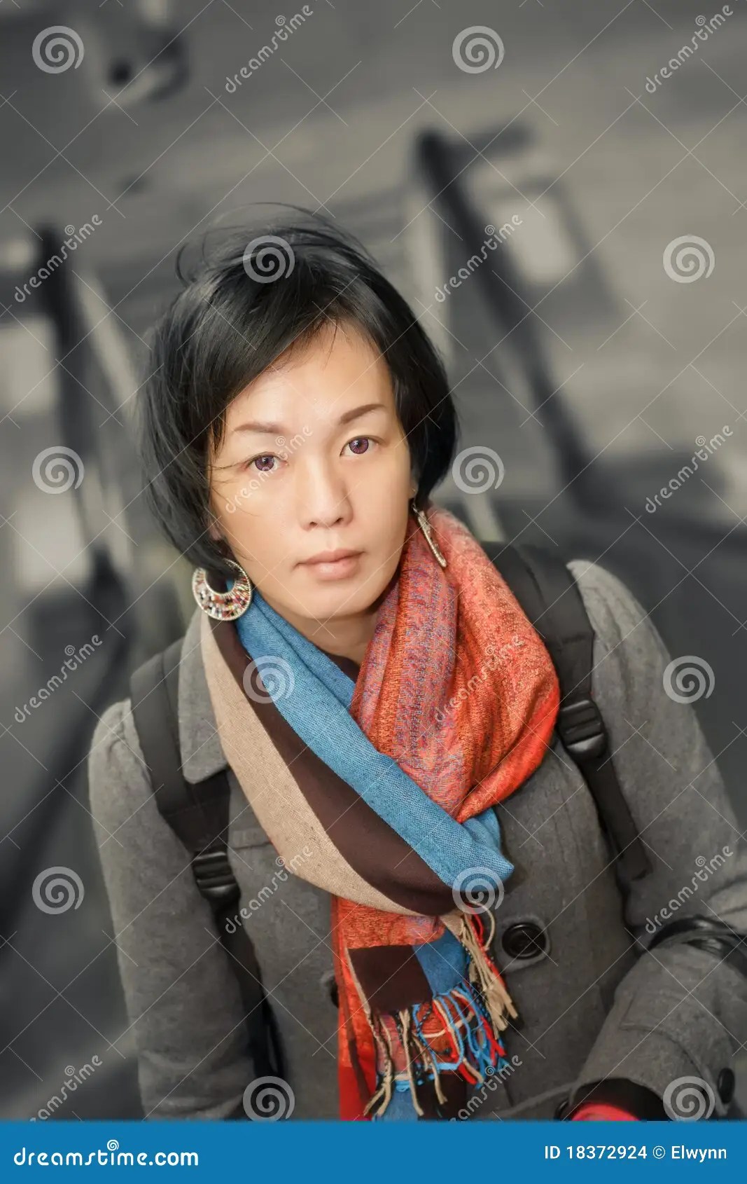 Mature Asian beauty stock photo. Image of asia, closeup 18372924