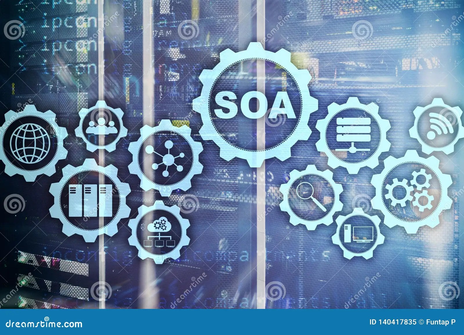 SOA. Business Model And Information Technology Concept For