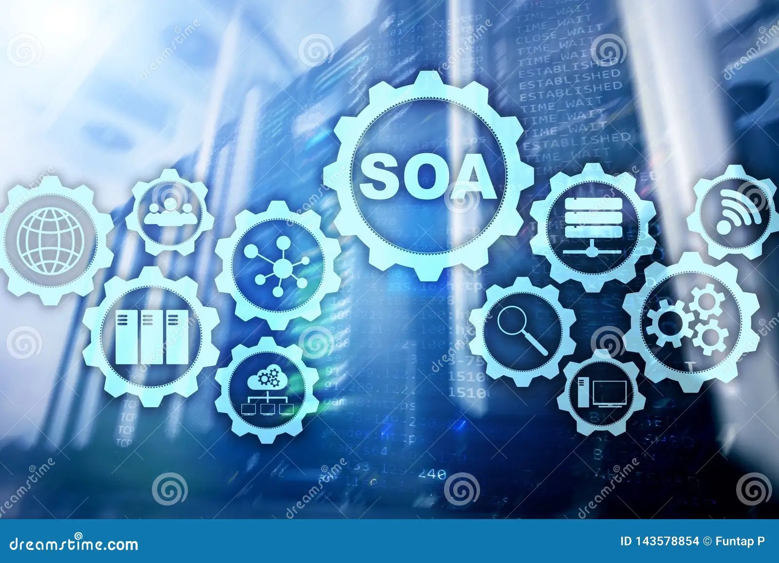 SOA. Business Model And Information Technology Concept For