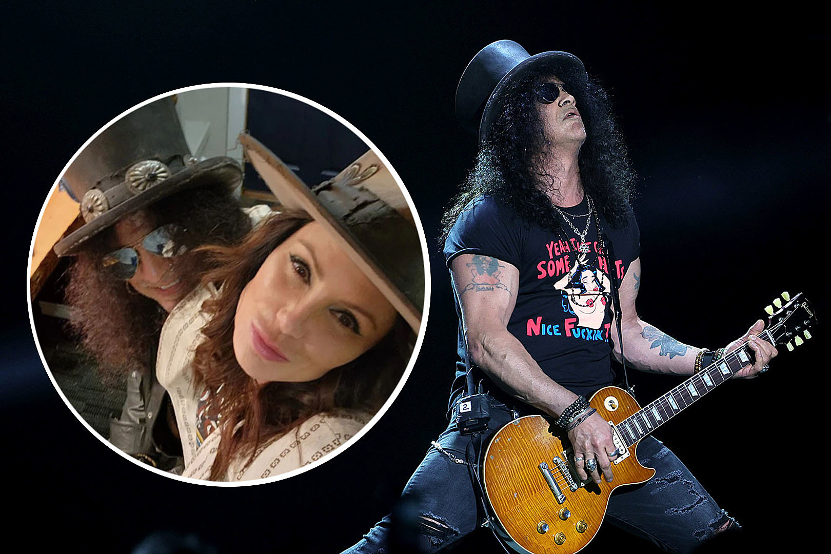 Slash's Girlfriend Denies Theories About GN'R's Canceled Show