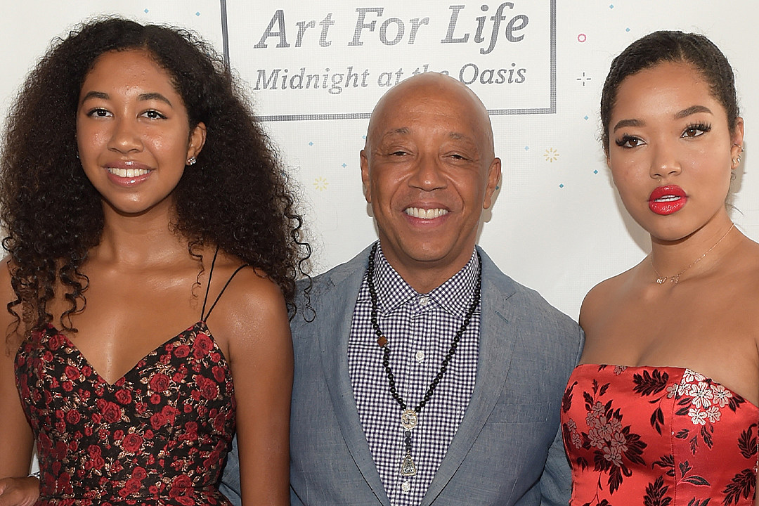 Russell Simmons Shows Love to Daughters Amid Family Beef XXL