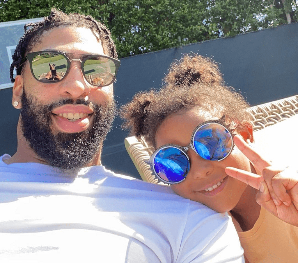 Anthony Davis Kids Meet His Daughter Nala With His Wife Marlen