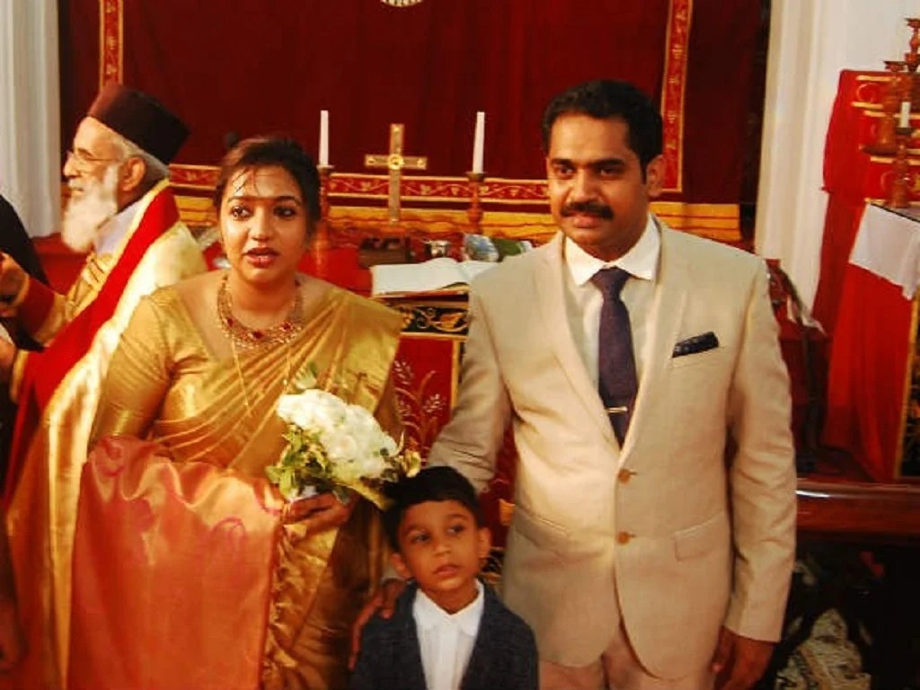 Maria Oommen Husband Richi Mathew & Son Ephinoah Oommen Richi