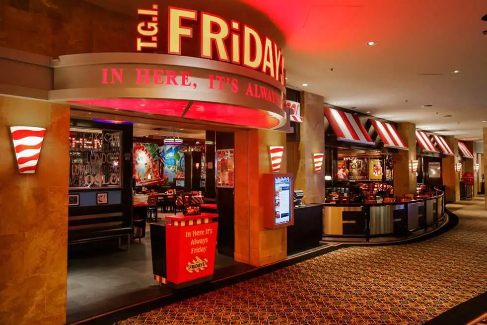 TGI Friday's Holiday Hours Opening/Closing in 2017 United States Maps