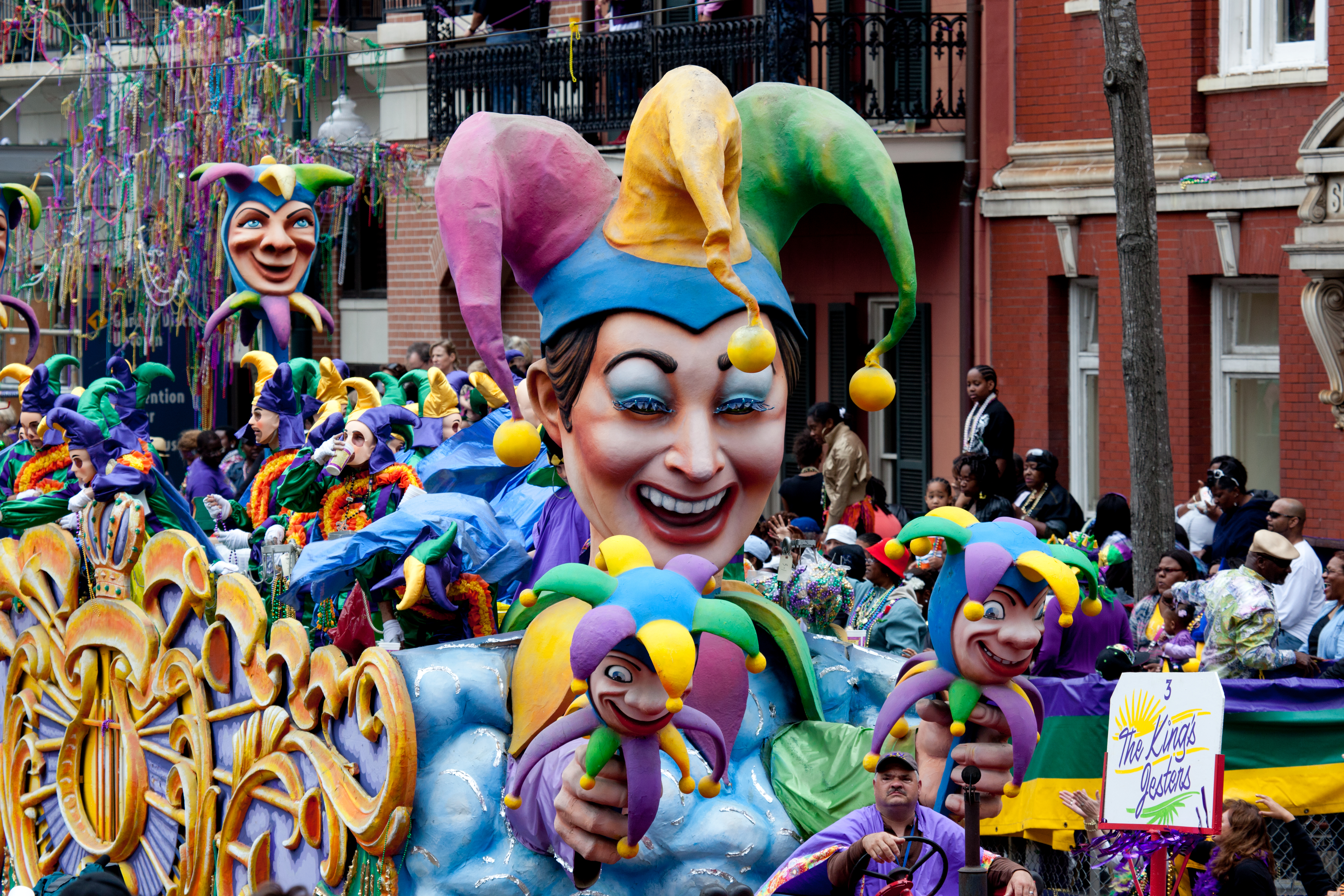 FileMardi Gras Parade, New Orleans, Louisiana (LOC).jpg Wikimedia