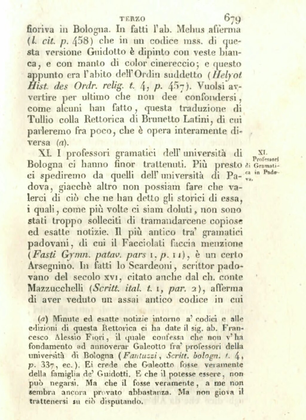 PaginaTiraboschi Storia della letteratura italiana