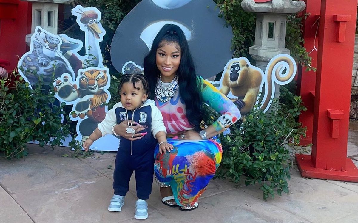 Nicki Minaj Warns Son Papa Bear About Tearing Up Her Massive New Closet