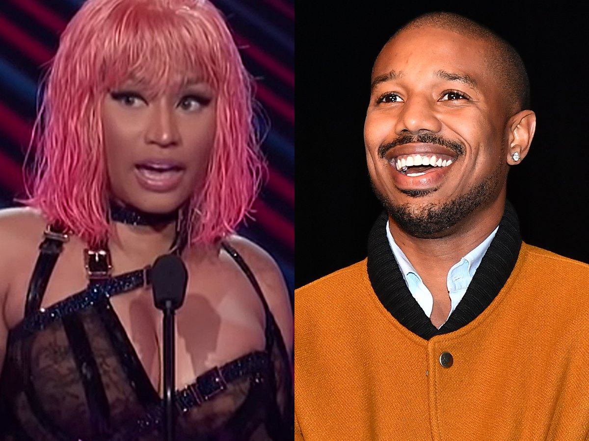 E Report Nicki Minaj Shoots Her Shot At Micheal B. Jordan [AUDIO