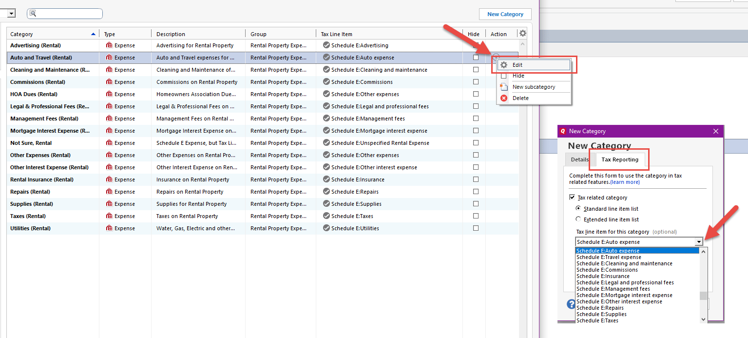 FAQ Rental Property Tags, Categorization & Reports — Quicken