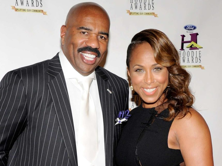 Steve Harvey’s wife Marjorie allegedly “cheated” with his bodyguard and