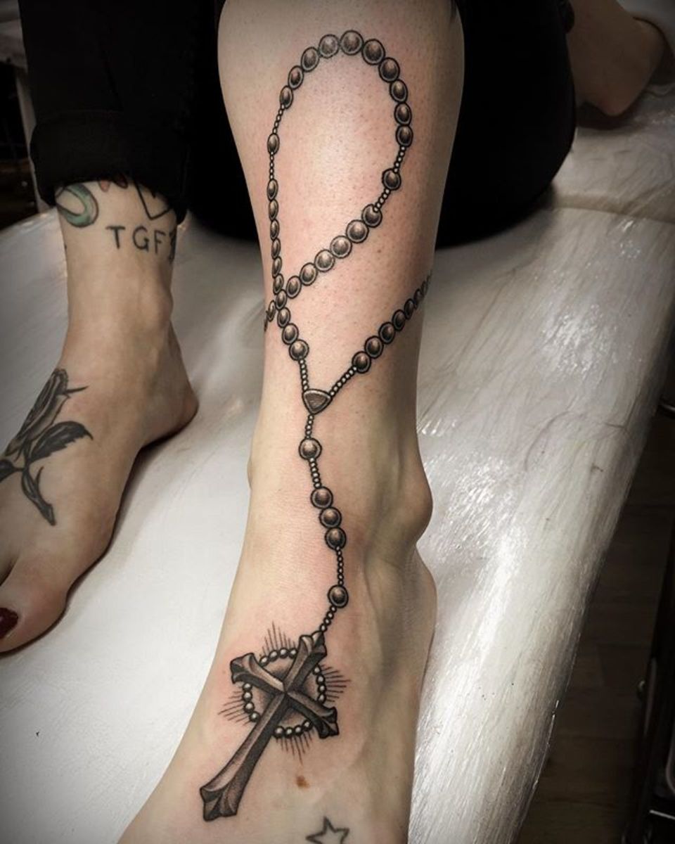 Rosary Bead Tattoo Ideas, Designs, and Meanings TatRing