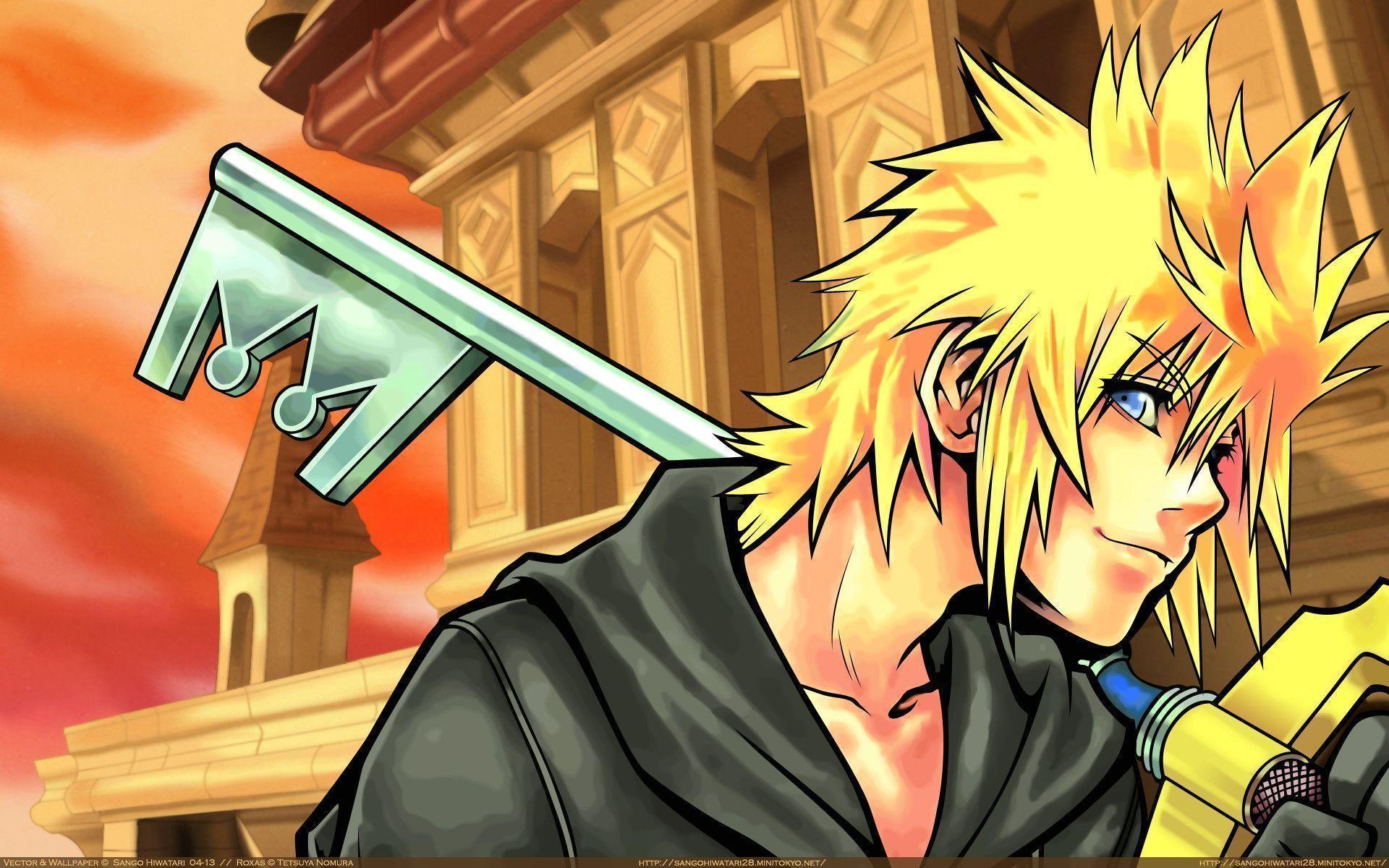Kingdom Hearts Roxas Wallpapers Wallpaper Cave