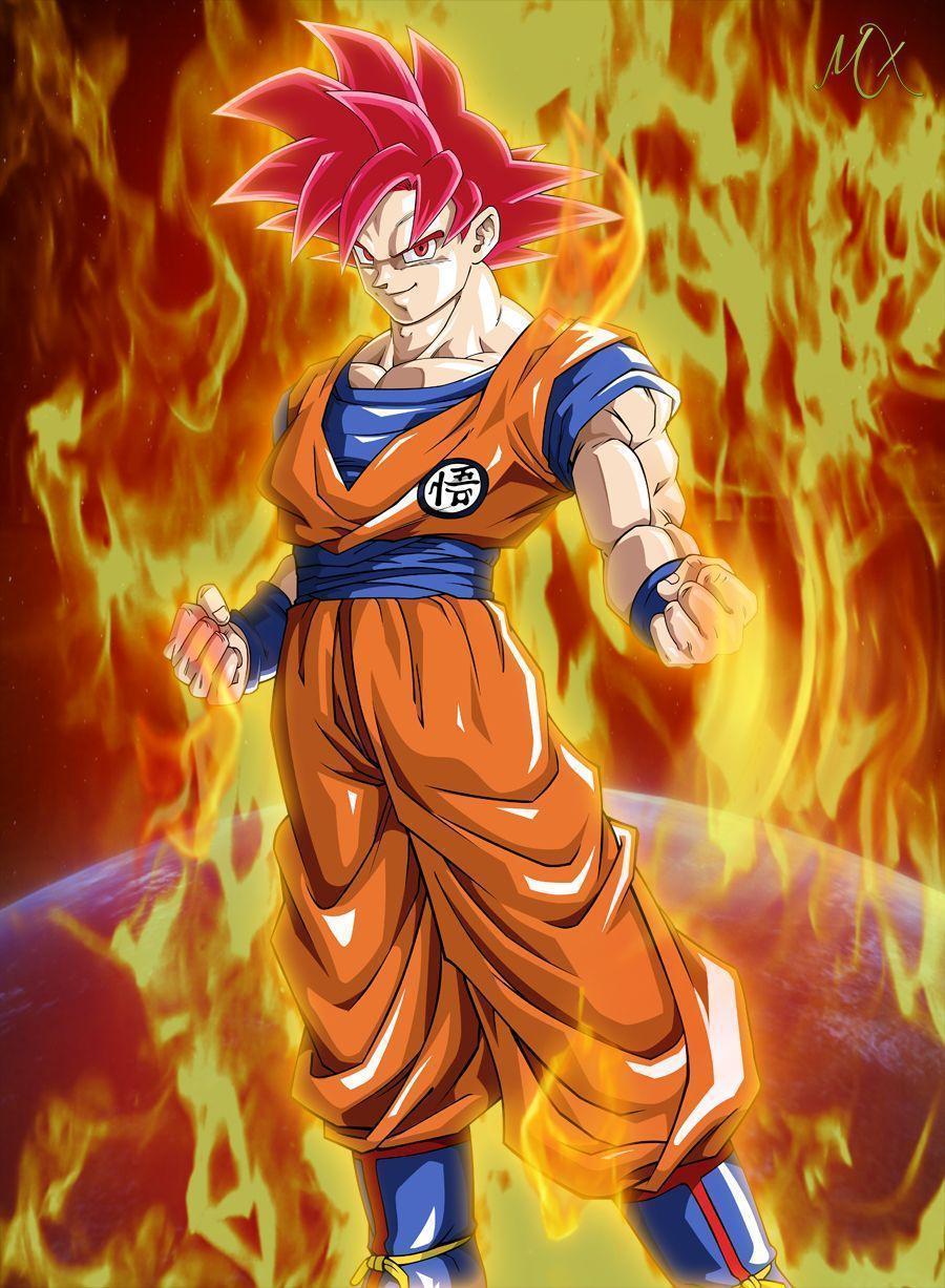 Super Saiyan God Wallpapers Wallpaper Cave