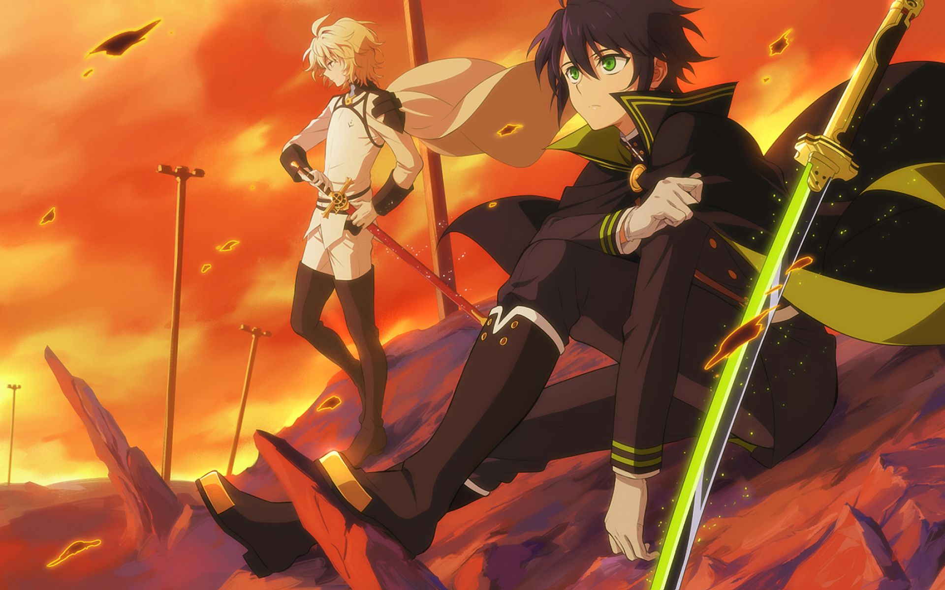 Owari No Seraph Desktop Wallpapers Wallpaper Cave