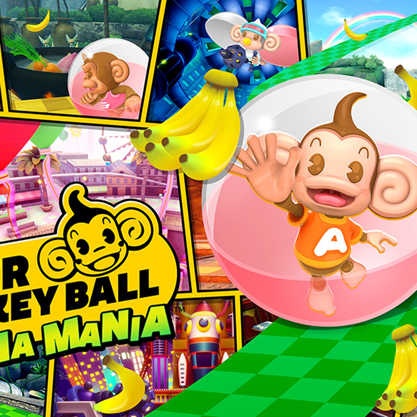 Super Monkey Ball Banana Mania Wallpapers Wallpaper Cave