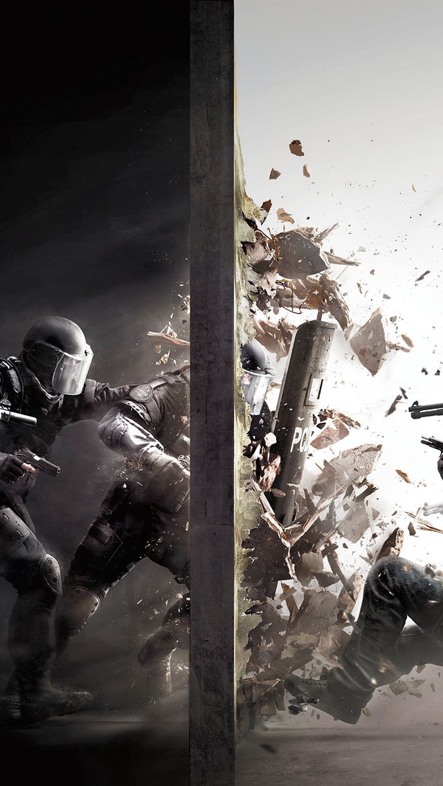 Tom Clancy's Rainbow Six Siege Poster 640 x 1136 iPhone 5 Wallpaper