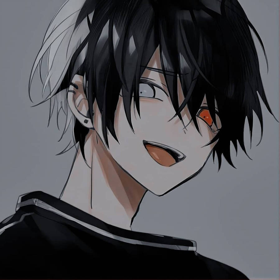 Download Black Haired Guy Anime Pfp Wallpaper