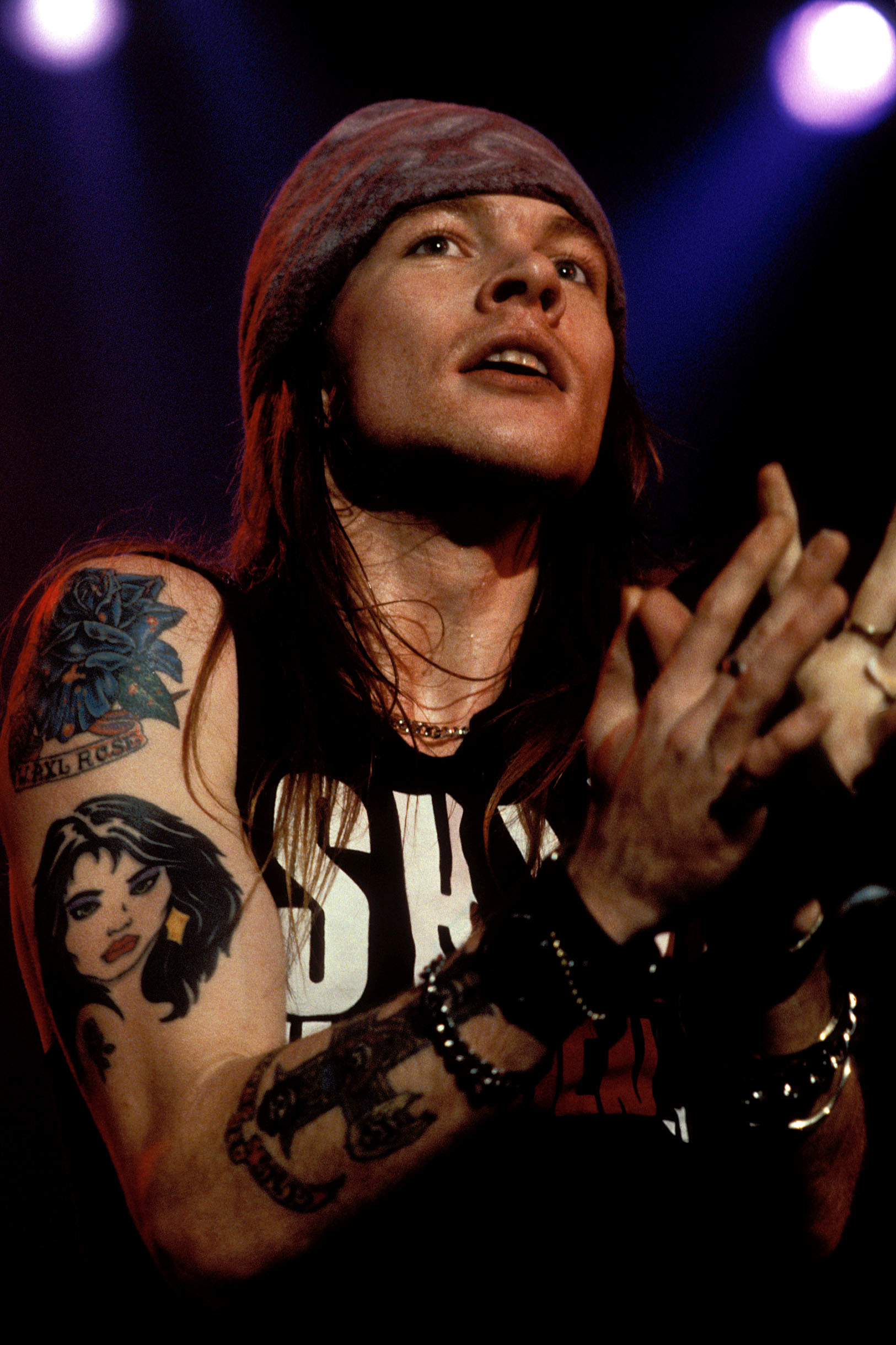 Axl Rose Guns N Roses frontman Axl Rose looks unrecognisable as he