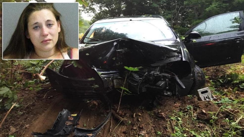 Woman accused of driving while high, crashing with young child in car