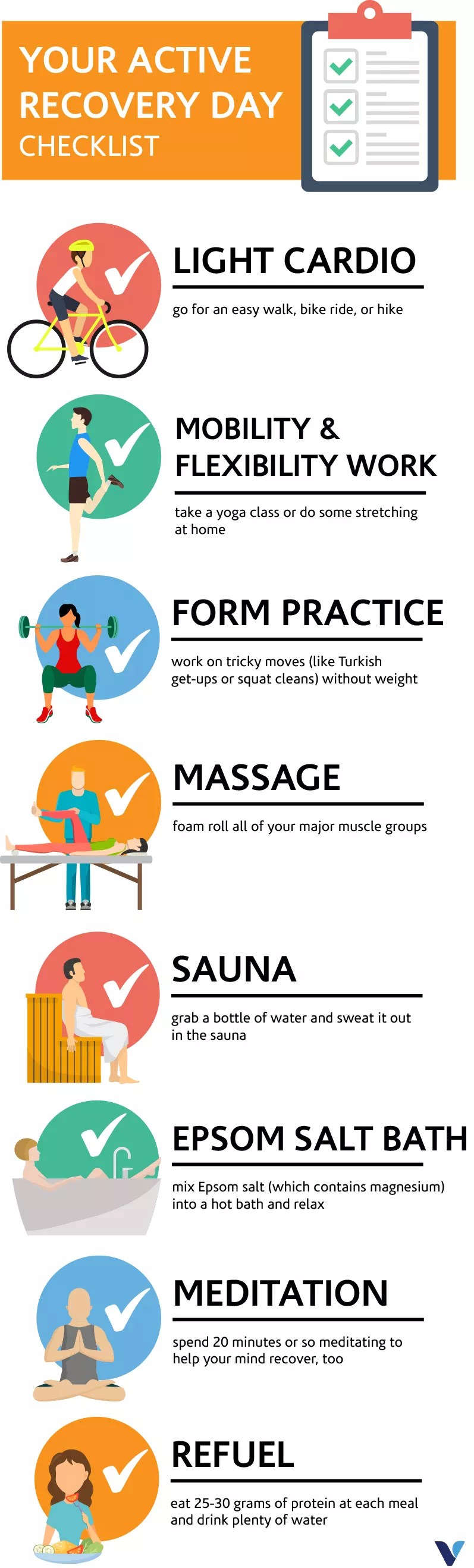 8 Things To Do On An Active Recovery Day What S Good By V