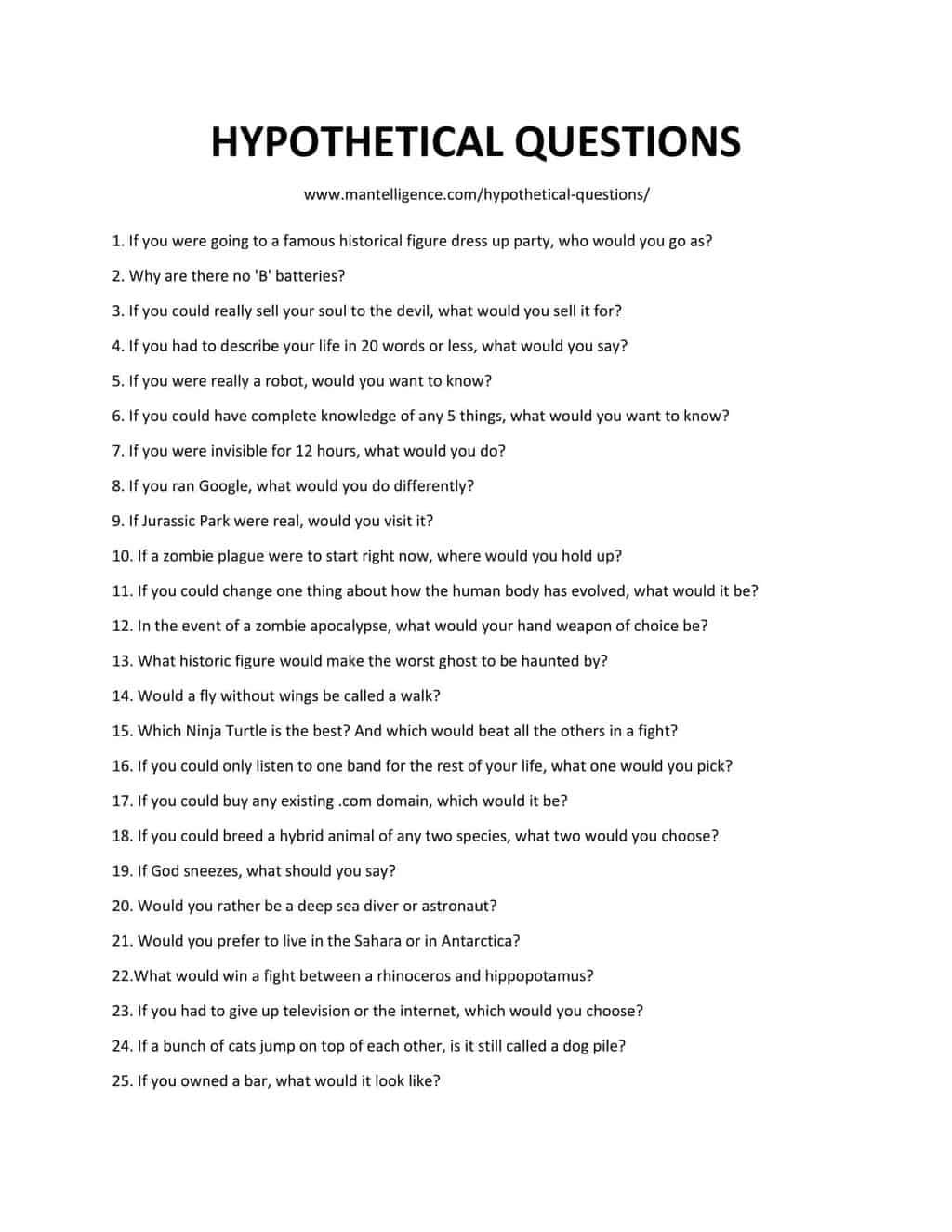 How To Answer Hypothetical Questions In Interviews Preparing For