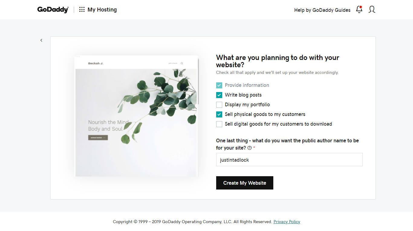User questions for GoDaddy's managed WordPress hosting.