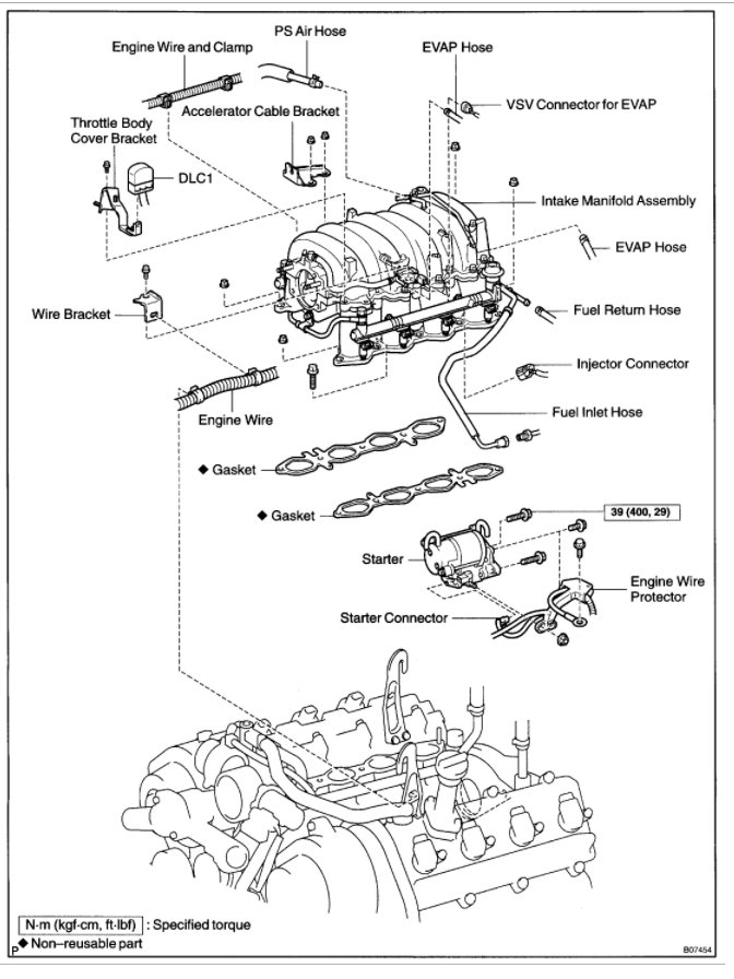 07 Toyota Tundra 5.7 Starter Location