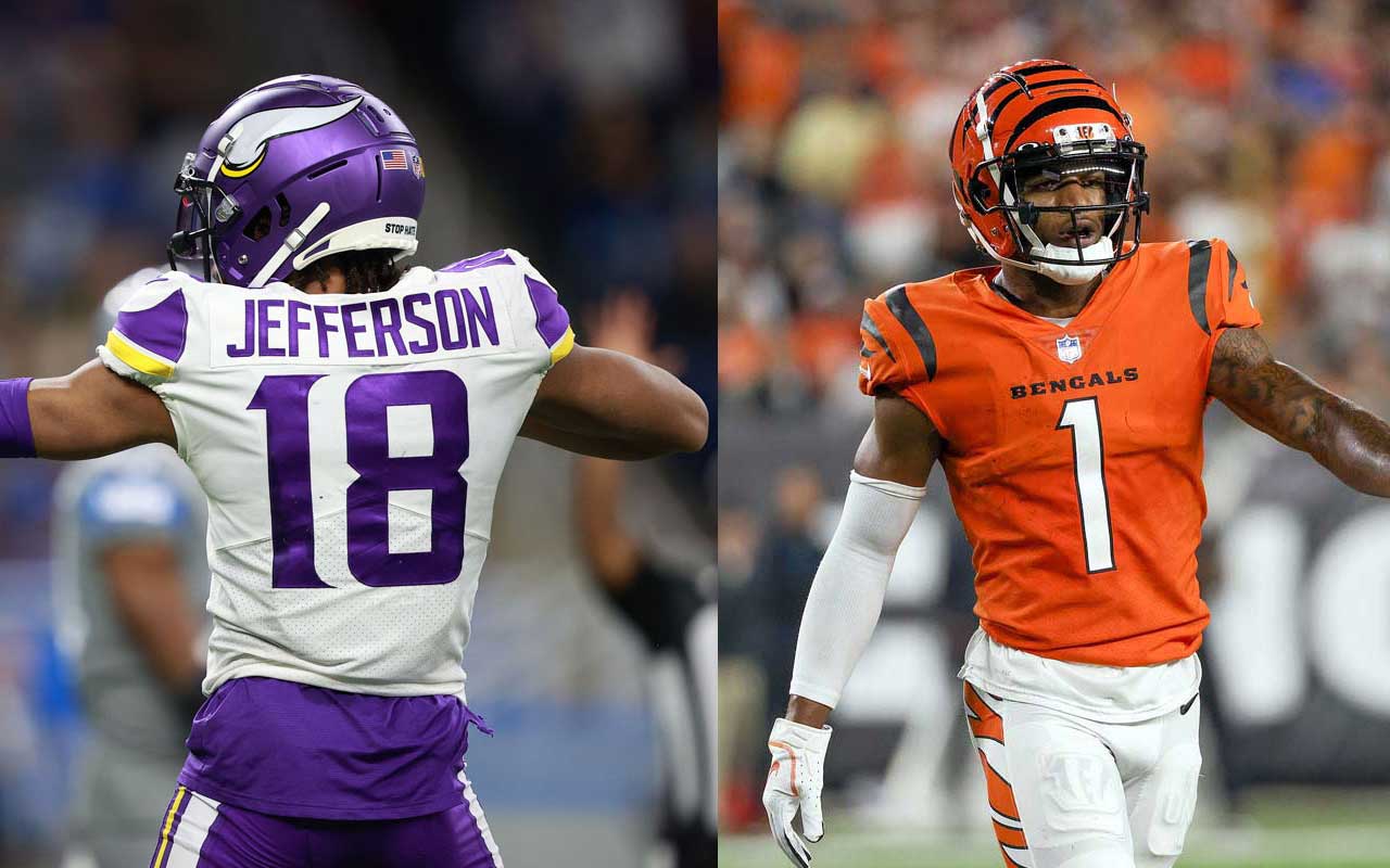 Fantasy Football Debate Justin Jefferson vs. Ja'Marr Chase 4for4