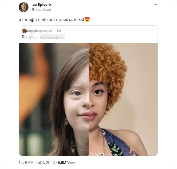 Ice Spice Addresses Down Syndrome Speculations