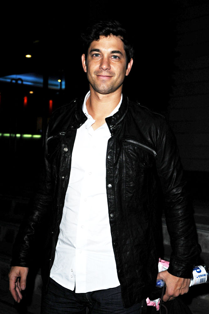 Adam Garcia Picture 1 Adam Garcia returns to his hotel after