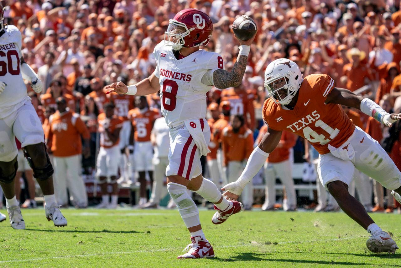 Dillon Gabriel, No. 12 Oklahoma bounce No. 3 Texas in Red River Rivalry