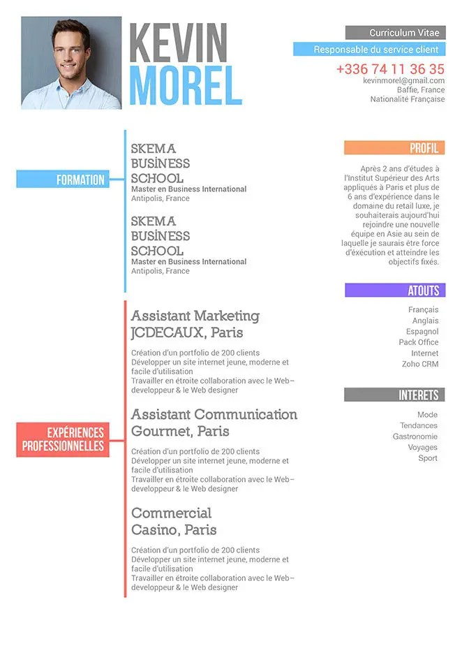 Top 12 modèles de CV avec photo (à télécharger et modifiables)