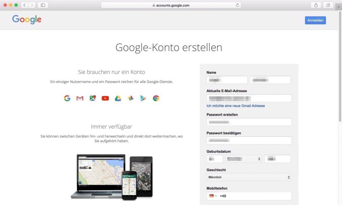 Anleitung für eigenen Google Play Store Entwickleraccount