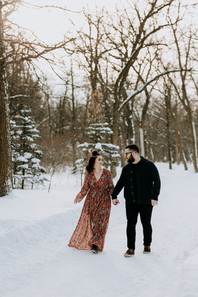 Brittany + Landon’s Winter Engagement Session Ashley Nicole Photography