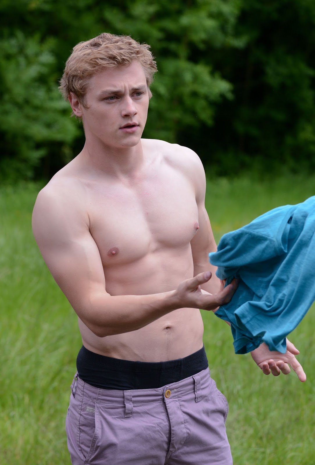 Picture Special 'EastEnders' star Ben Hardy with his top off Attitude