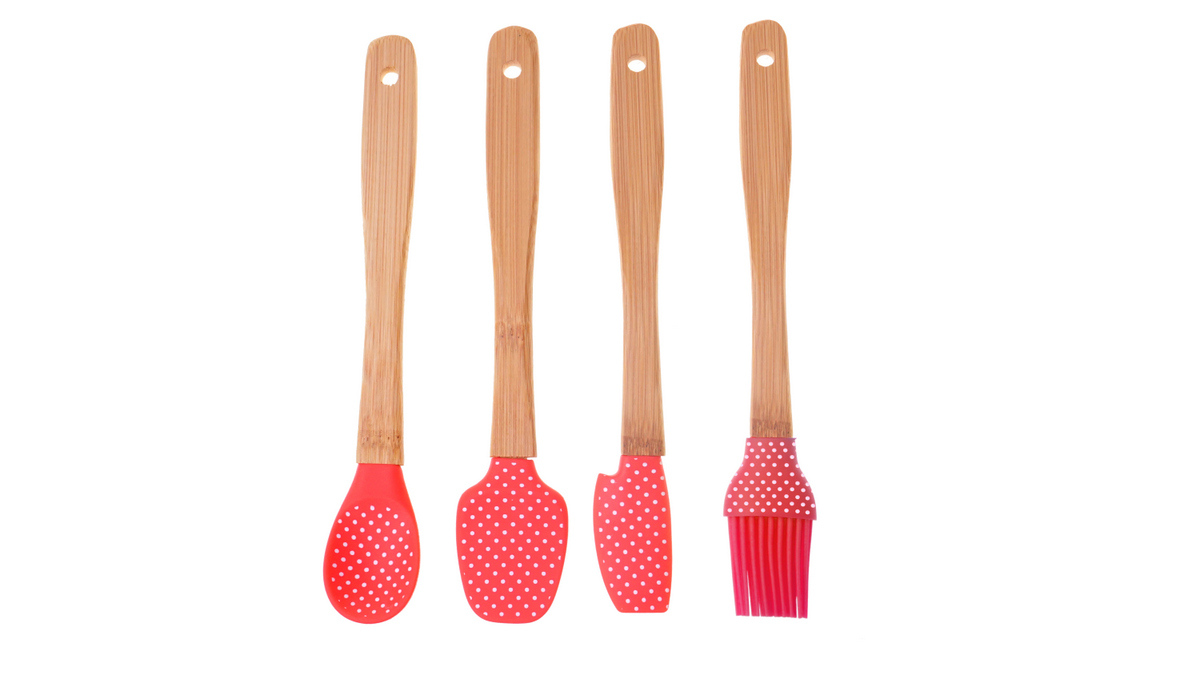 Bolly 4’lü Spatula Seti Küçük Bambum
