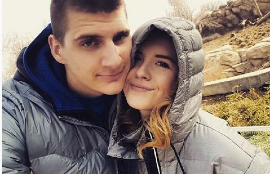 Nikola Jokic Wife Joc Pederson with wife Kelsey Williams