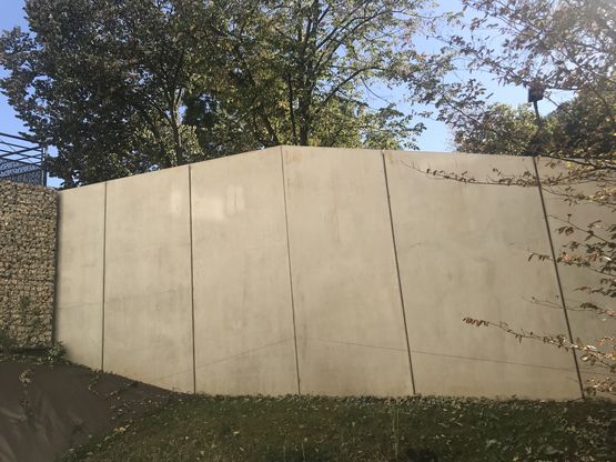 PBM Murs de soutènement en L ou en T en béton