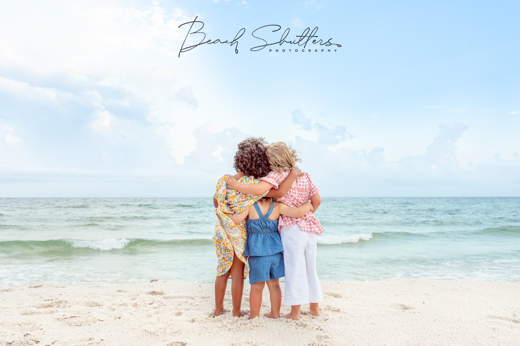 Cousins at the beach Beach Shutters Photography