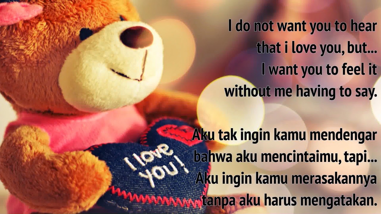 Kata Kata Romantis Bahasa Inggris Dan Artinya Buat Kekasih Singkat