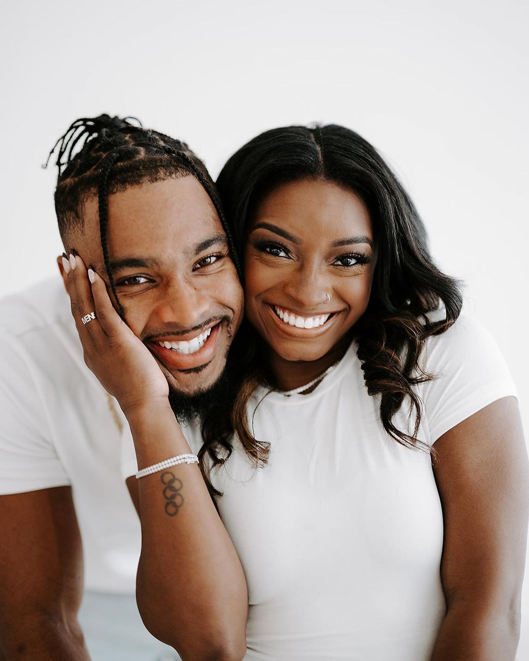 Simone Biles Stuns In Engagement Photos With Fiancé Jonathan Owens