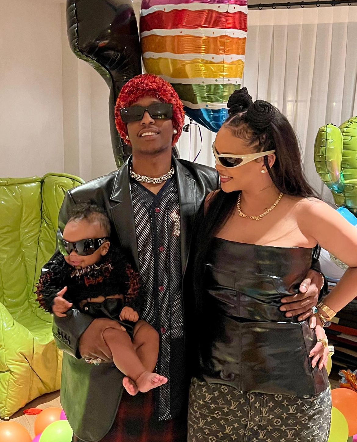 Rihanna and AAP Rocky Introduce Their Son Riot Rose to the World