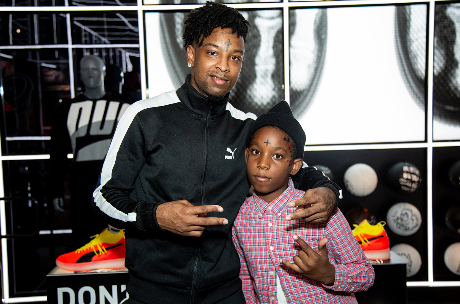 21 Savage & PUMA Give Treat Kids to a Fun Halloween Billboard Billboard